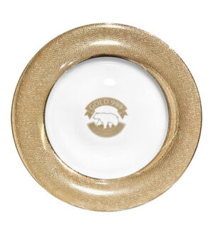 [Gold999] Pure Gold Pasta Plate 9 inches