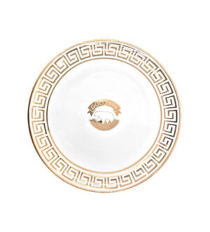 [Gold999] Gold Door Emblem Round Plate 6 Inch