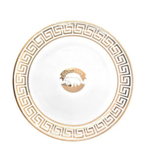 [Gold999] Gold Door Emblem Round Plate 8 Inch