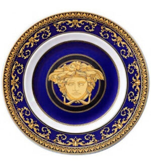 [VERSACE] Medusa Blue Plate 18cm
