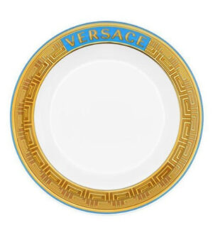 [VERSACE] Medusa Amplified Blue Coin Deep Plate 22cm