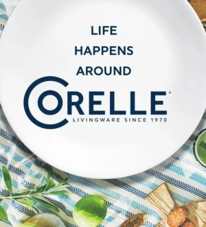 Corelle® Linen Weave 18-piece Dinnerware Set, Service for 6