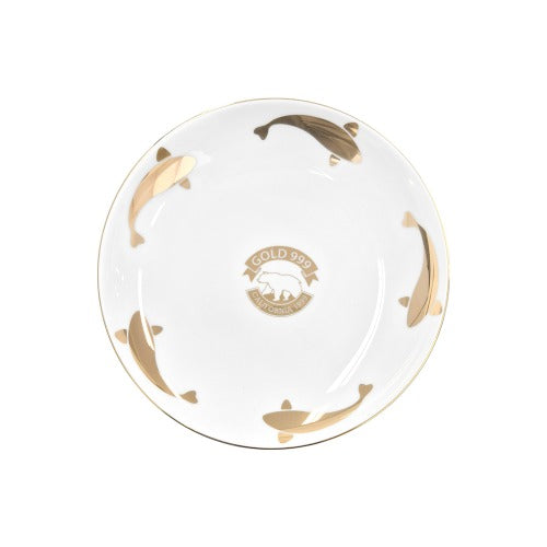 [Gold 999] Gold Fish Salad Plate